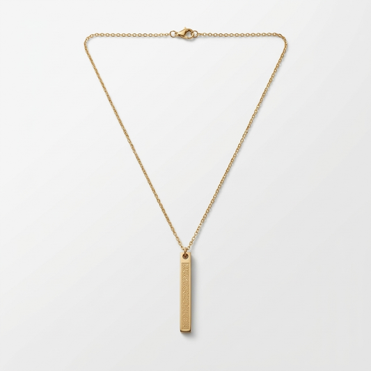 Ayatul Kursi Cuboid Necklace