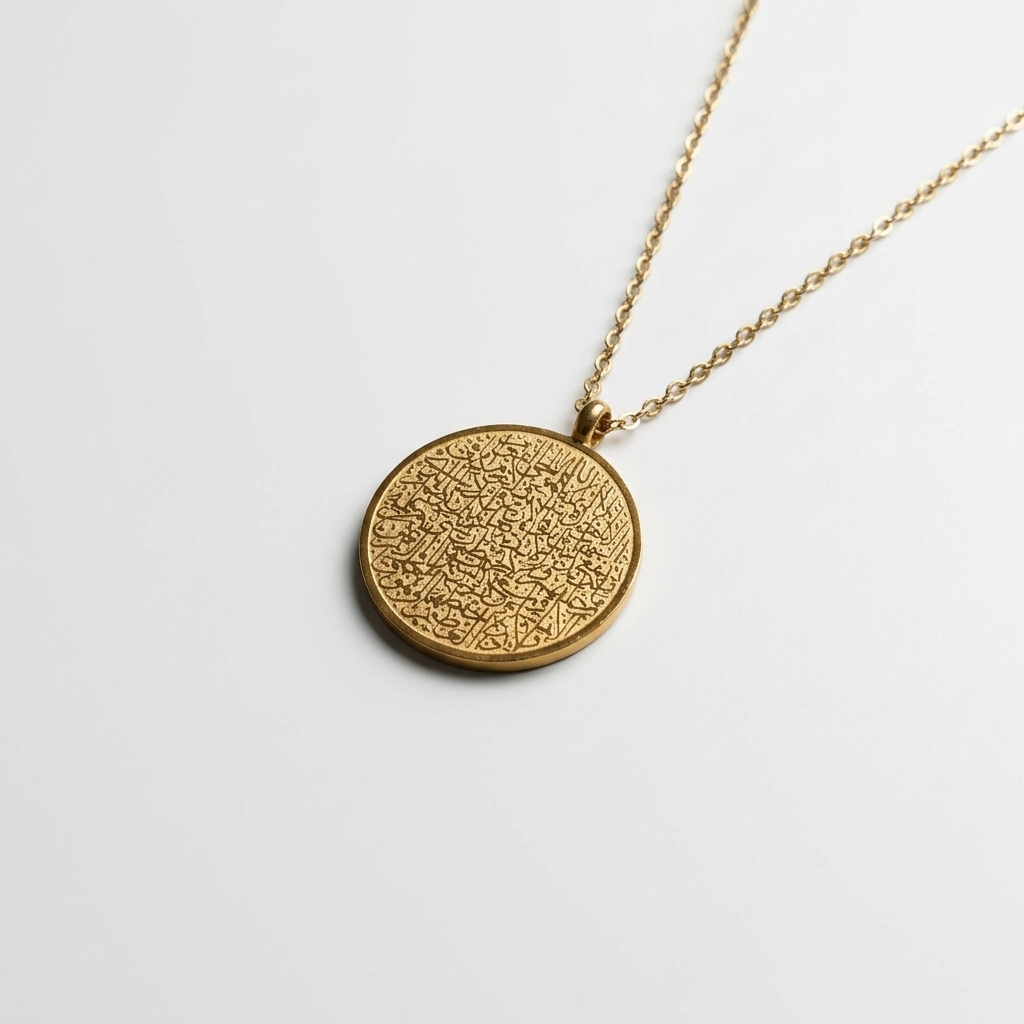Ayatul Kursi Circle Necklace