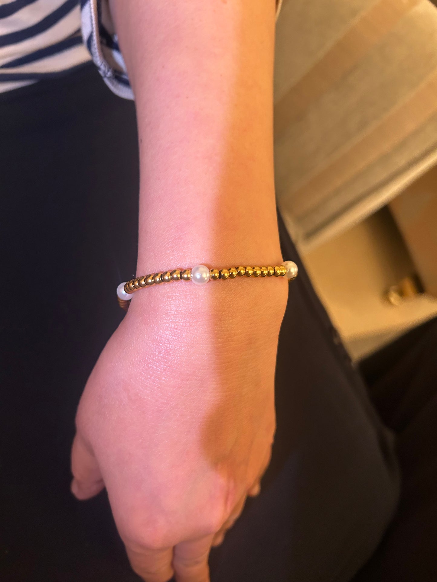 Pearl Bead Bracelet